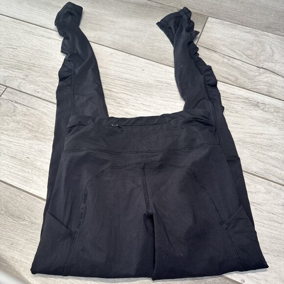 Lululemon Womens Black Leggings Size 4 With 30" Inseam - Picture 6 of 9